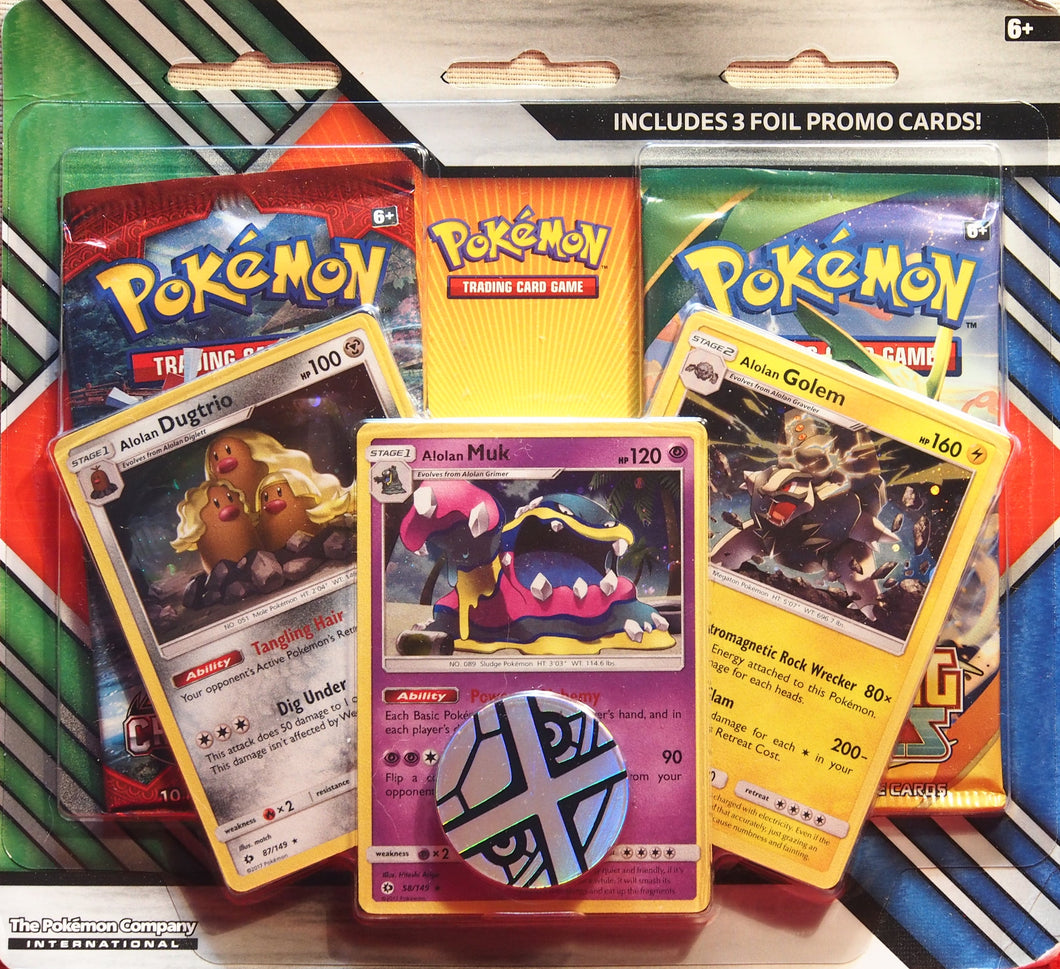 Alolan Blister (Muk, Dugtrio & Golem)