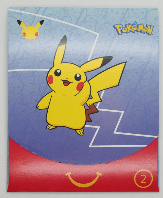 Pokemon - 2021 25th Anniversary McDonald's Happy Meal Booster Pack Toy (U.S.A)