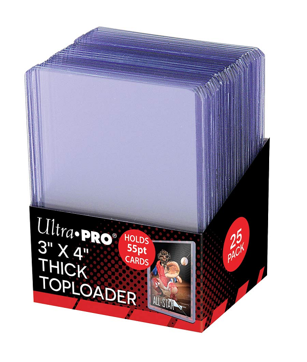 Ultra Pro Top Loader 25ct 55pt (3"x4")